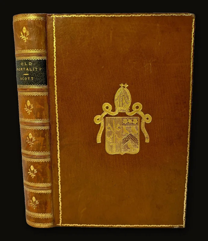 Old Mortality. Prize Binding, Signed Binding by John Galt..