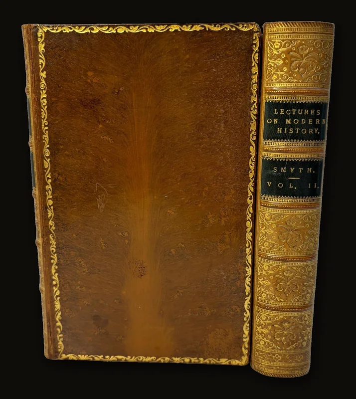 Lectures on Modern History; From The Irruption of The Northern Nation to the Close of The American Revolution, New edition, In Two Volumes. Signed Binding by Riviere & Son..