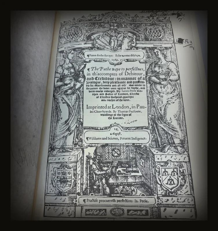 The Pathe waye to perfectnes, in th'accomptes of Debitour, and Creditour.  Facsimile reprint of the London 1569 edition,..