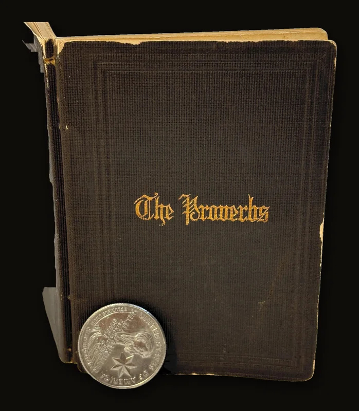The Proverbs: Translated Out of The Original Hebrew; and with The Former Translations Diligently Compared and Revised..