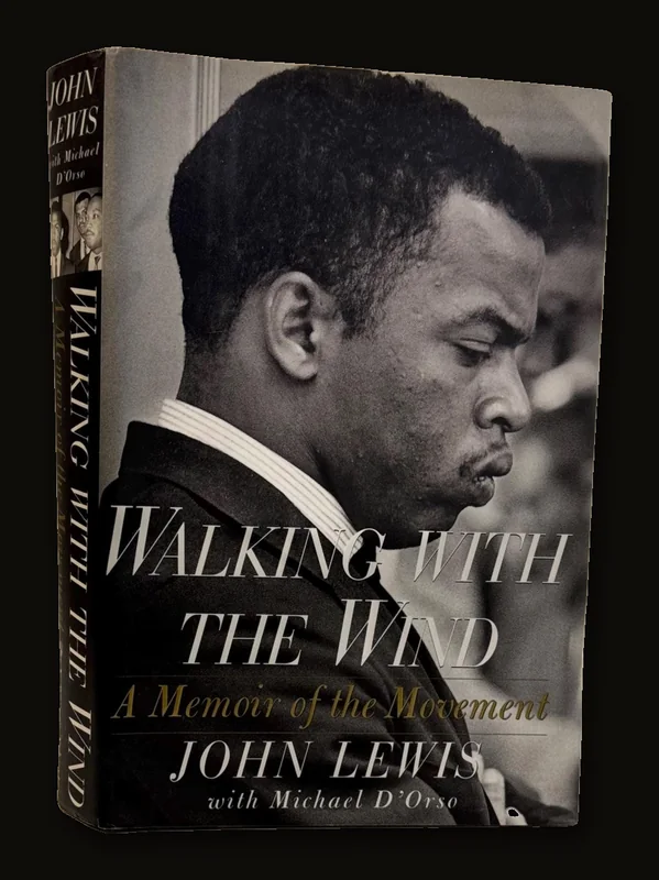 Walking With The Wind, Signed by John Lewis, Second Printing.
