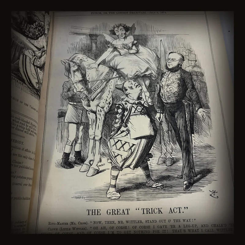 Punch, or The London Charivari. Vols. LXVI, LXVII for the year 1874, 2 volumes..