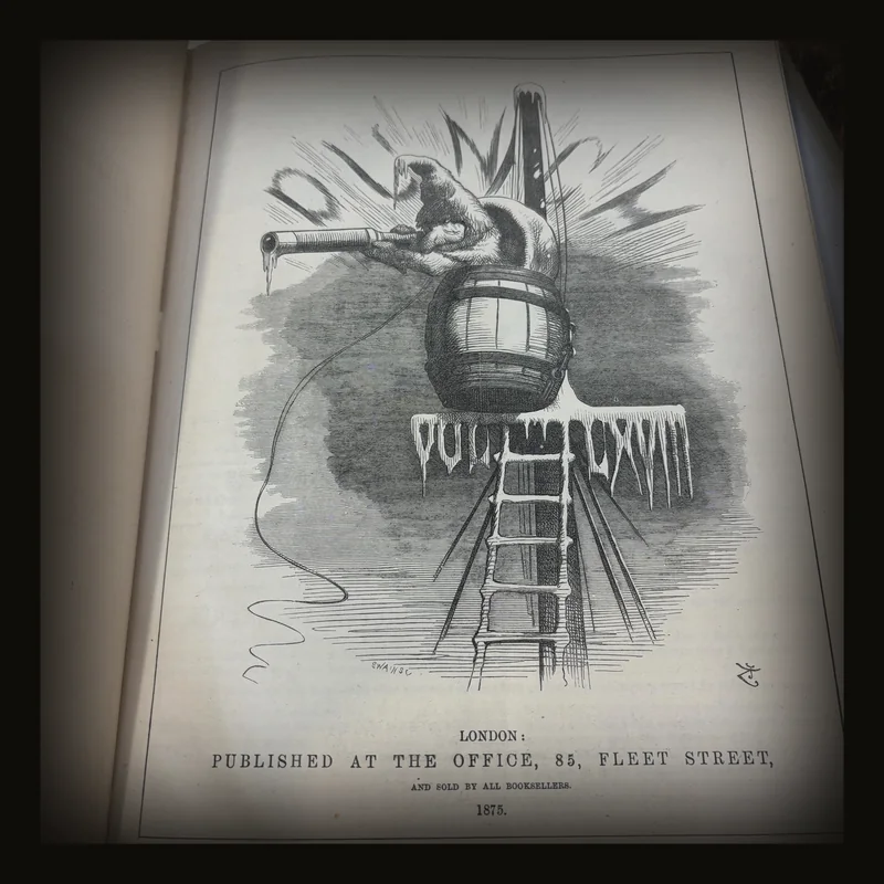 Punch, or The London Charivari. Vols. LXVIII, LXIX for the year 1875, 2 volumes..