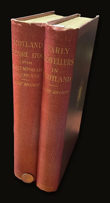 Early Travellers in Scotland (SEE S.I.3605a).