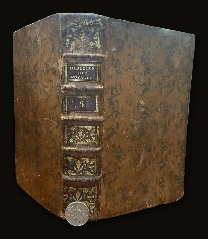 Abrege de l'histoire generale des voyages contentant ce qu'il y a de plus remarquable, de plus utile & de mieux avéré dans les Pays oú les Voyageurs ont pénétré ; les Moeurs des Habitants, la Religion, Arts & Sciences, Commerce, manufactures; enrichie de cartes geographiques & de figures. Tome 5. Translated from the French: Summary of The General History of Travels, Containing What Is Most Remarkable, Most Useful and Best Proven In The Countries Where Travelers Have Penetrated; The Manners of The Inhabitants, The Religion, The Usages, Arts & Sciences, Commerce, Manufactures; Enriched with Maps & Figures. Fifth Volume Translated from the French:.