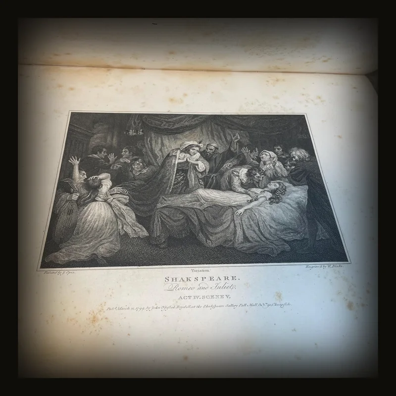 Boydell's Graphic Illustrations of the Dramatic Works of Shakespeare; Consisting of a Series of Prints Forming an Elegant and useful Companion to the Various Editions of his Works, Engraved from Pictures purposely painted By the very first Artists and lately exhibited at the Shakespeare Gallery..